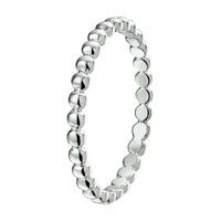 vDam Ring Bolletjes Zilver Gerhodineerd 1325112