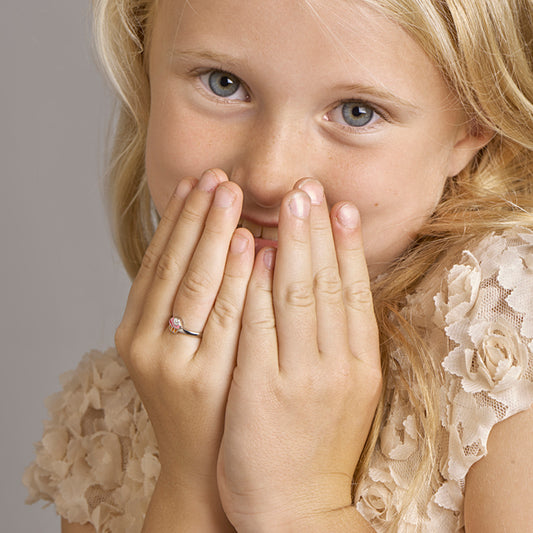 vDam Ring Cupcake Zilver Gerhodineerd 1329212 Maat 13½