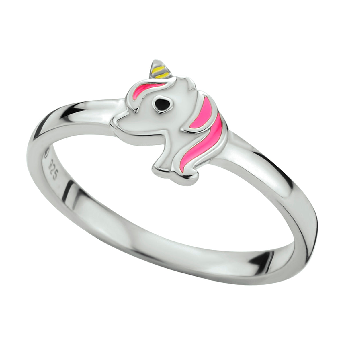 vDam Ring Eenhoorn Zilver Gerhodineerd 1328643 Maat 14¼