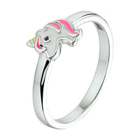 vDam Ring Eenhoorn Zilver Gerhodineerd 1328643