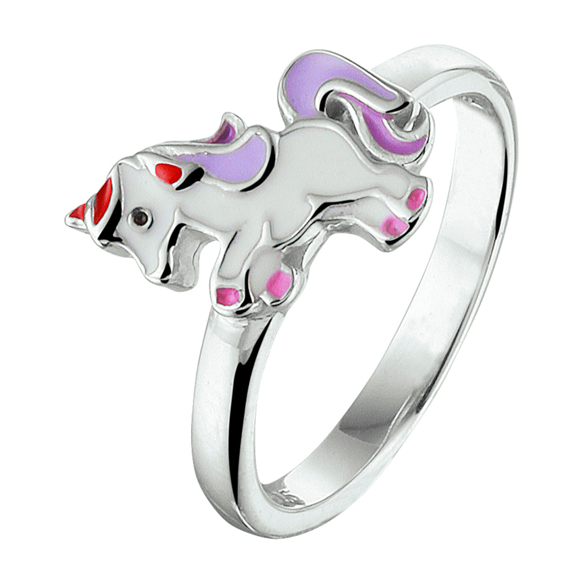 vDam Ring Eenhoorn Zilver Gerhodineerd 1329241