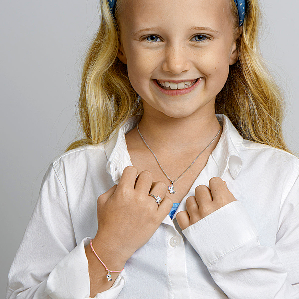 vDam Ring Eenhoorn Zilver Gerhodineerd 1330238 Maat 13½