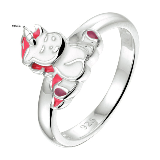 vDam Ring Eenhoorn Zilver Gerhodineerd Maat 1333114 Maat 13