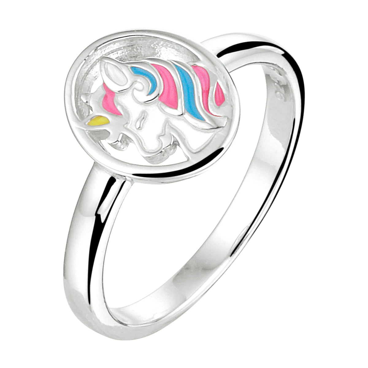 vDam Ring Eenhoorn Zilver Gerhodineerd 1333171