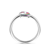 vDam Ring Eenhoorn Zilver Gerhodineerd 134Maat 1470 Maat 14