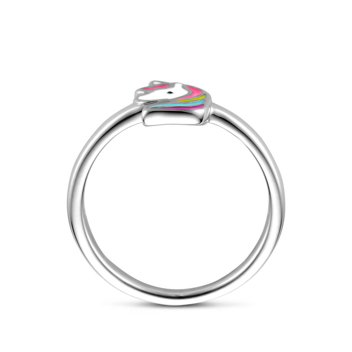 vDam Ring Eenhoorn Zilver Gerhodineerd 1341473 Maat 15½