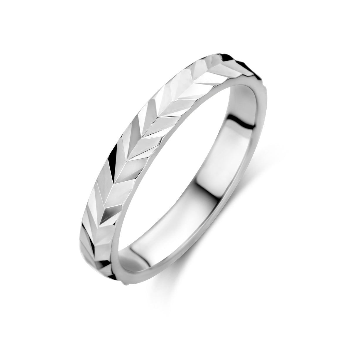 vDam Ring Gediamanteerd Zilver Gerhodineerd 1336807