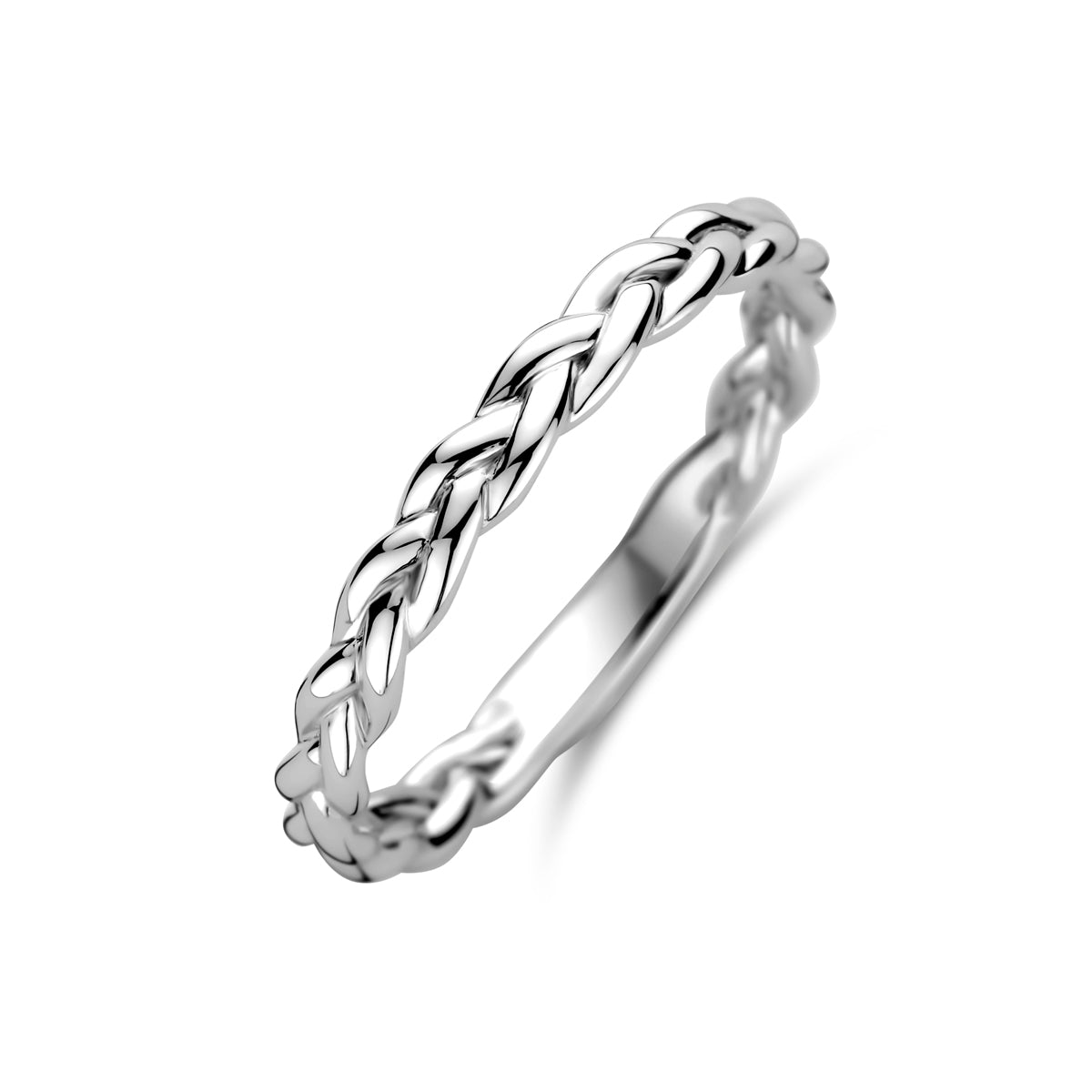 vDam Ring Gevlochten Zilver Gerhodineerd 1340663
