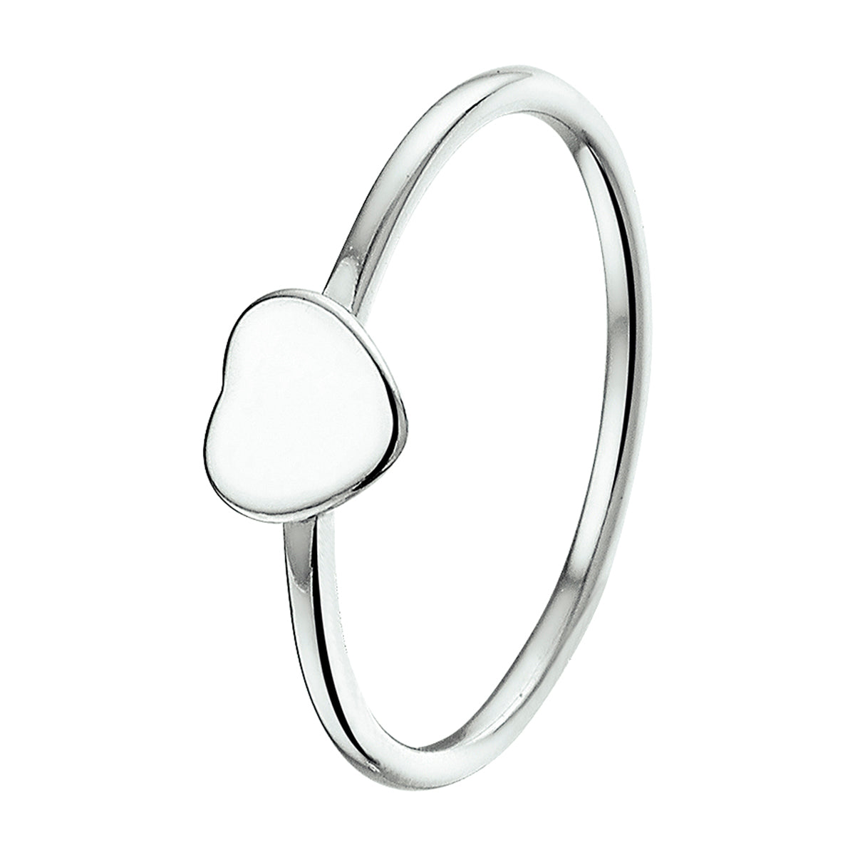 vDam Ring Hart Zilver Gerhodineerd 1325100