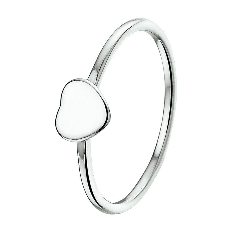 vDam Ring Hart Zilver Gerhodineerd 1325100