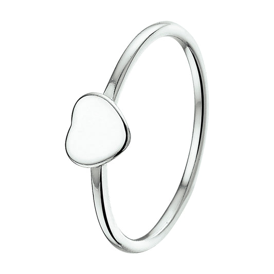 vDam Ring Hart Zilver Gerhodineerd 1325100