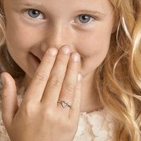 vDam Ring Hart Zilver Gerhodineerd 1325104 Maat 14