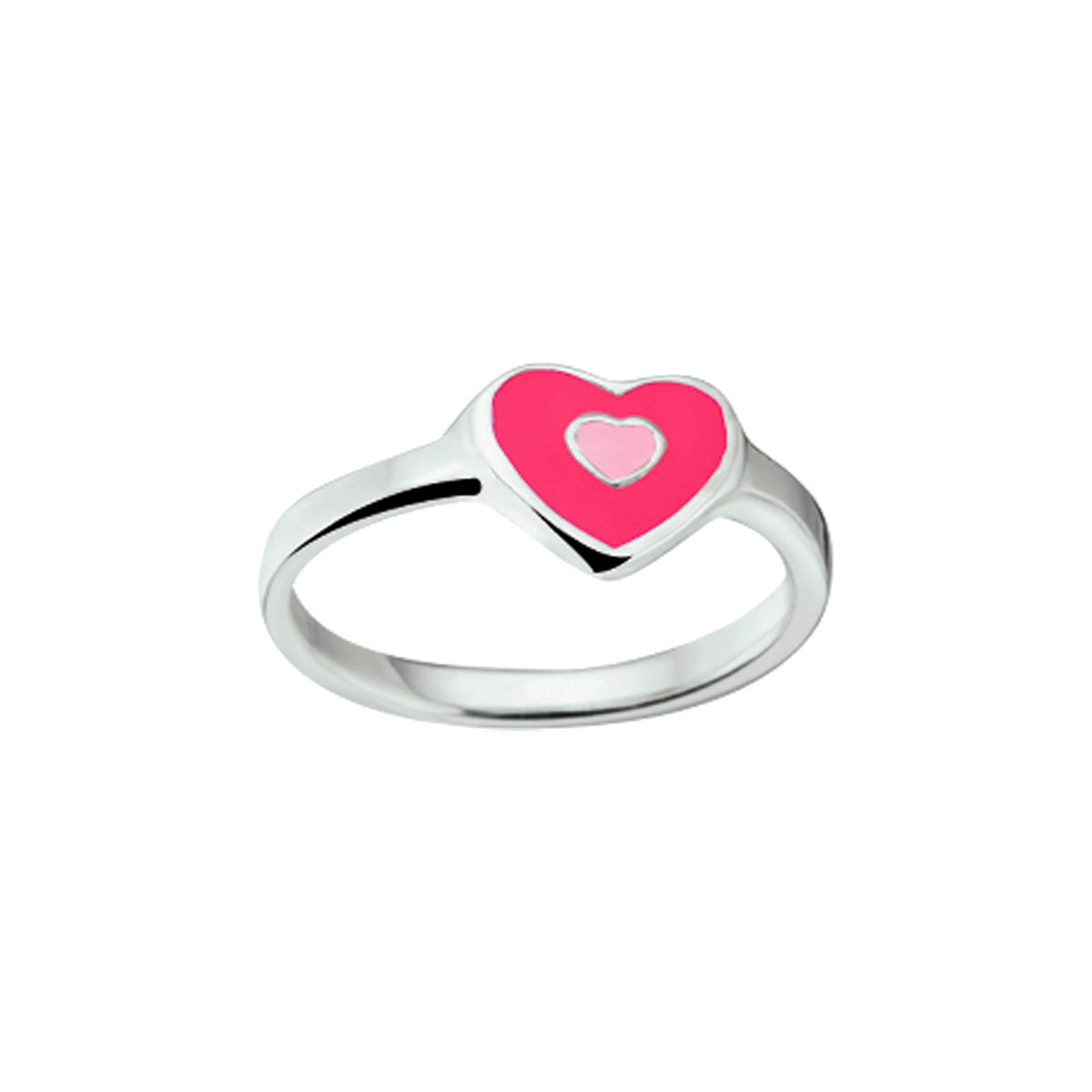 vDam Ring Hart Zilver Gerhodineerd 1329419