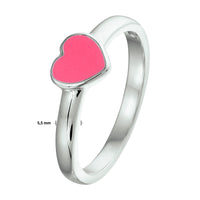 vDam Ring Hart Zilver Gerhodineerd 1328673 Maat 14½
