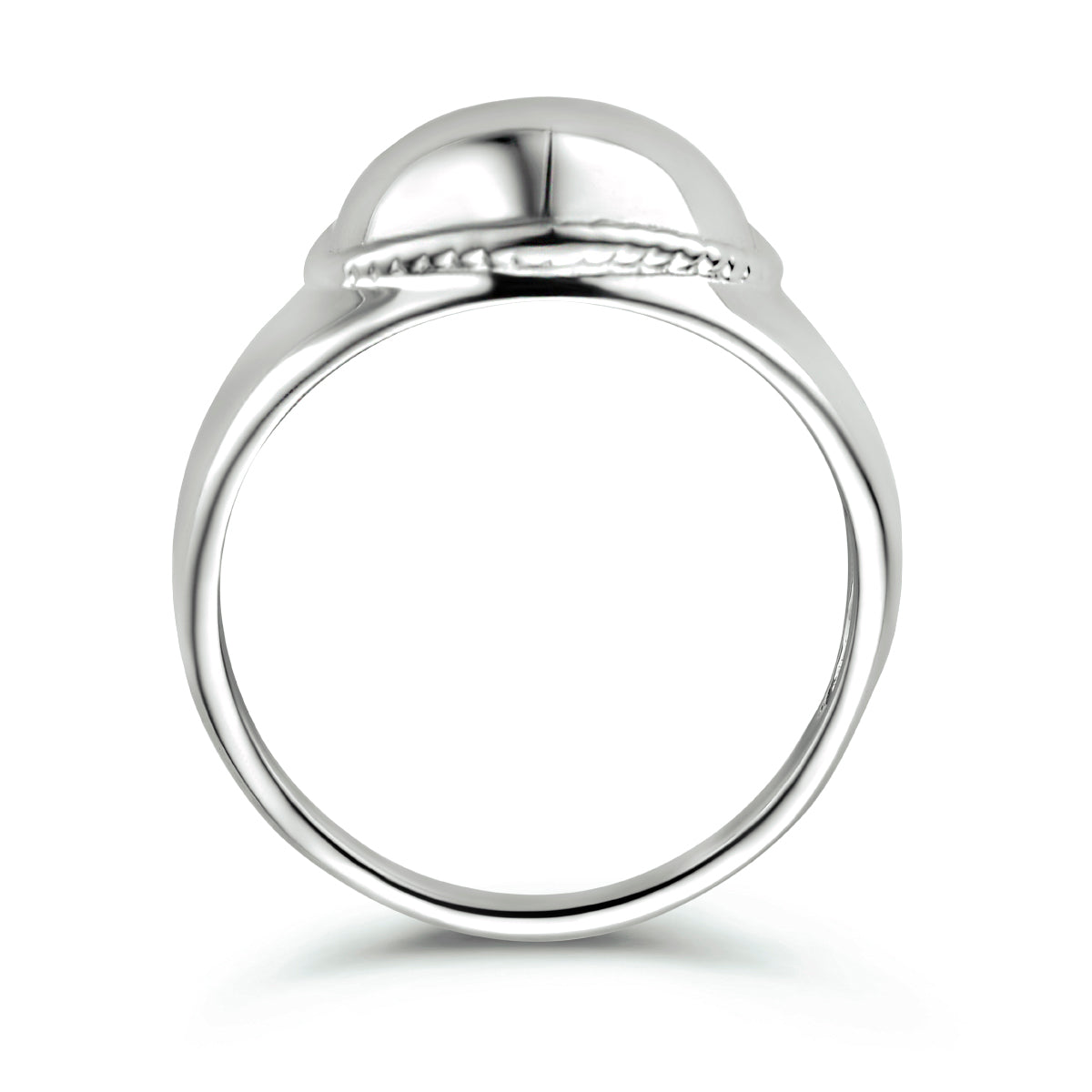 vDam Ring Hart Zilver Gerhodineerd 1335022 Maat 16½