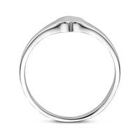 vDam Ring Hart Zilver Gerhodineerd 1337126 Maat 16½