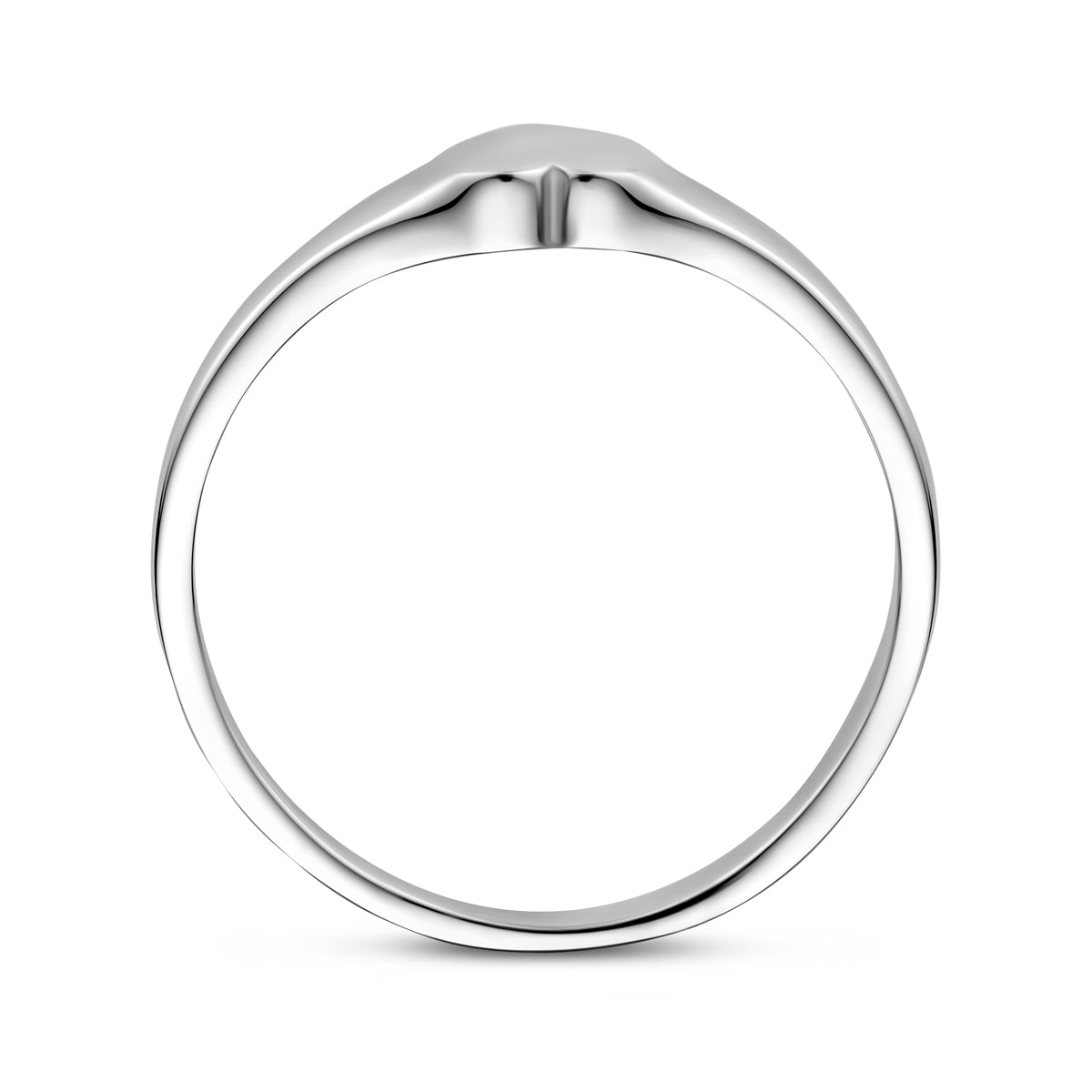 vDam Ring Hart Zilver Gerhodineerd 1337128 Maat 17¾