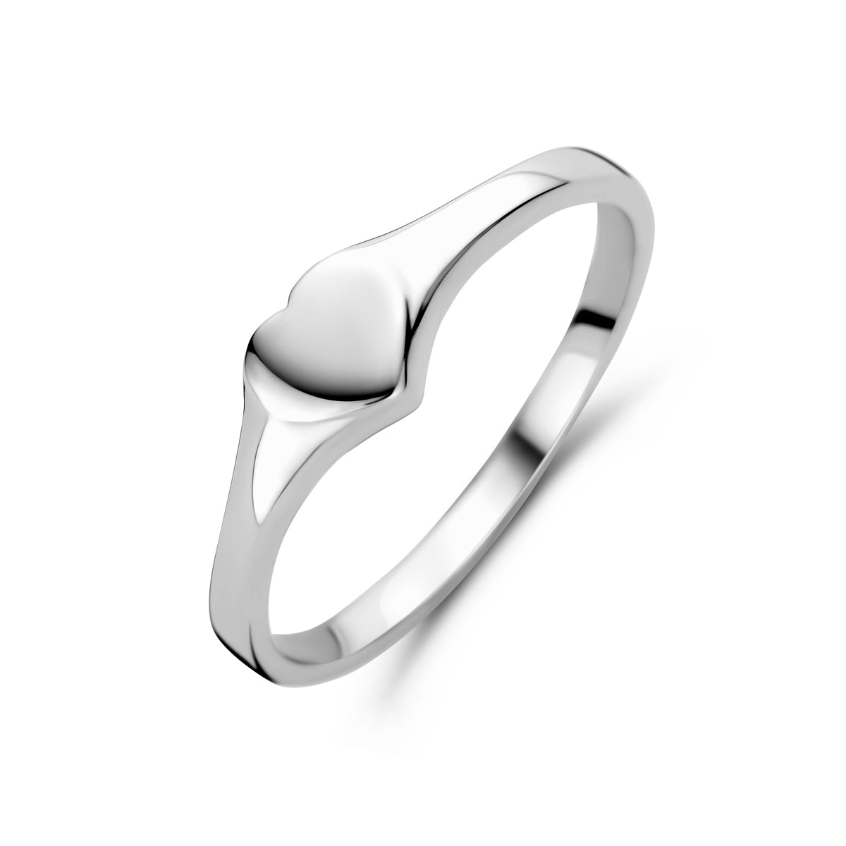 vDam Ring Hart Zilver Gerhodineerd 1337129