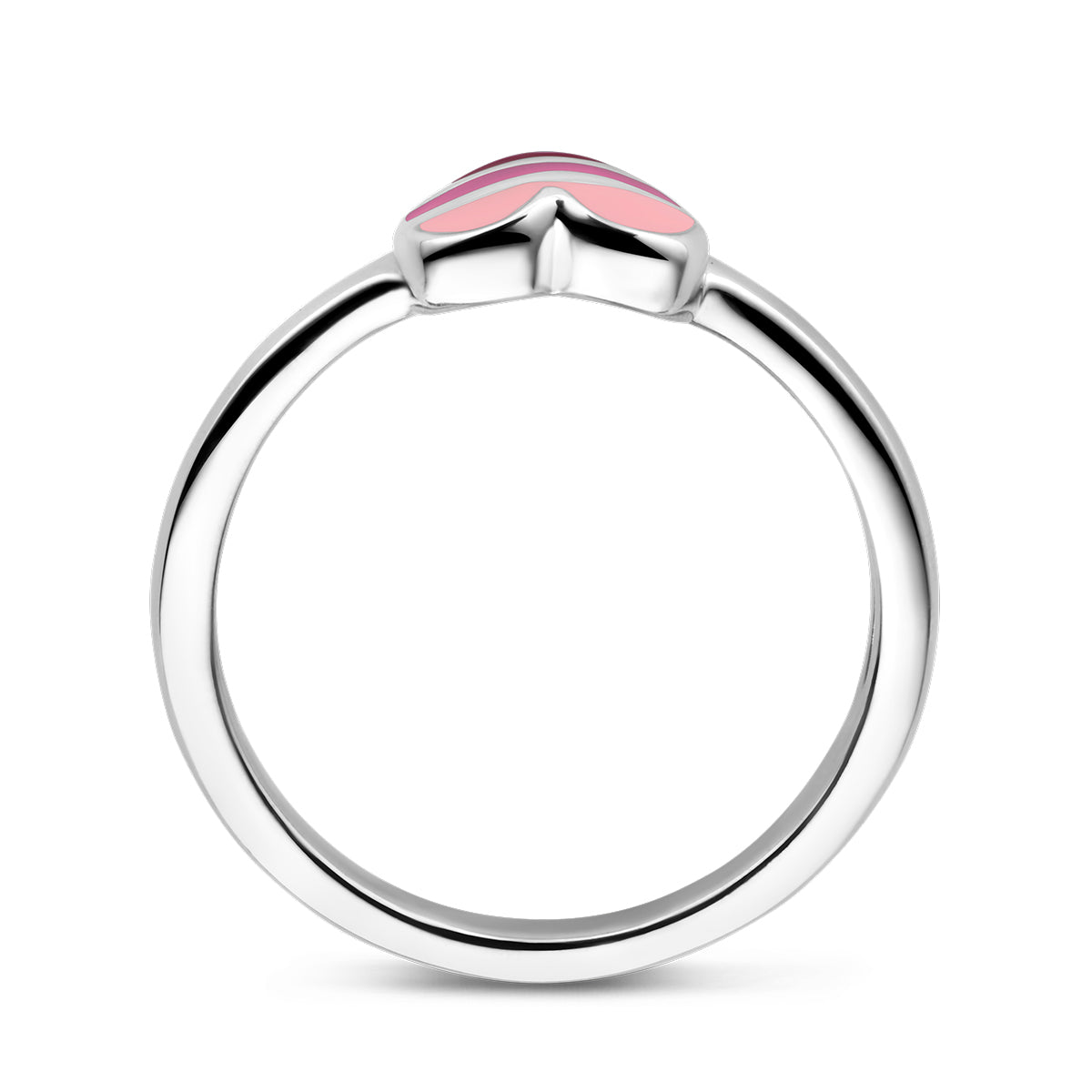 vDam Ring Hart Zilver Gerhodineerd 1337806 Maat 14