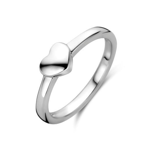 vDam Ring Hart Zilver Gerhodineerd 1338086