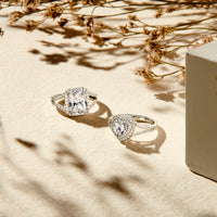 vDam Ring Hart Zirkonia Zilver Gerhodineerd 1338291 Maat 18½