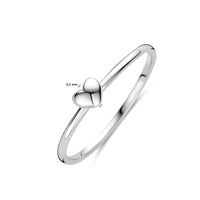 vDam Ring Hartje Zilver Gerhodineerd 1339958 Maat 16½