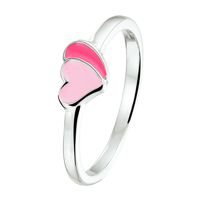vDam Ring Hartjes Zilver Gerhodineerd 1328195