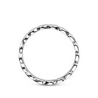 vDam Ring Hartjes Zilver Gerhodineerd 1341756 Maat 16