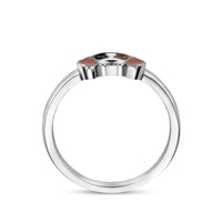 vDam Ring Hond Zilver Gerhodineerd 1341456 Maat 15½