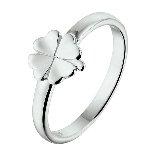vDam Ring Klaver Zilver Gerhodineerd 1332055