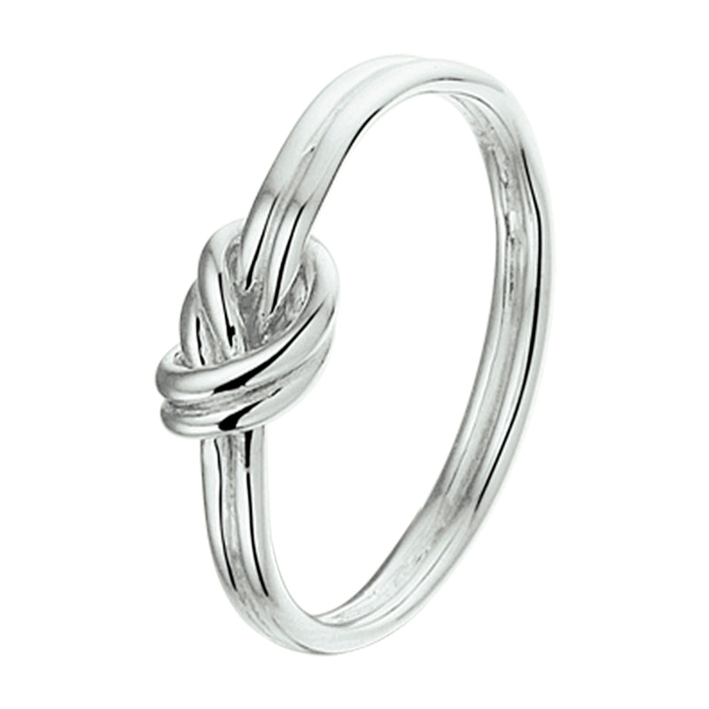 vDam Ring Knoop Zilver Gerhodineerd 1325856