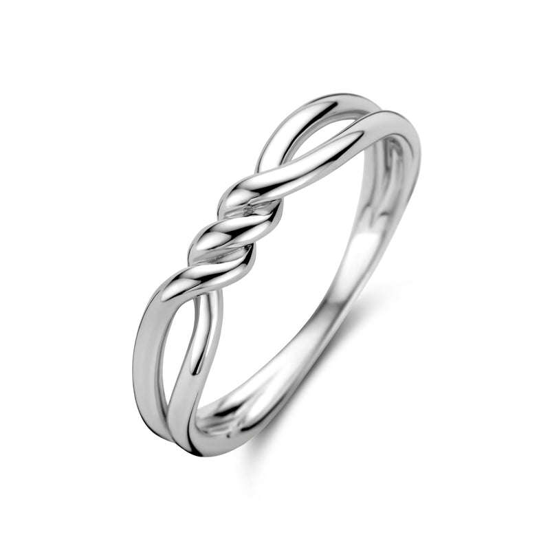 vDam Ring Knoop Zilver Gerhodineerd 1335337