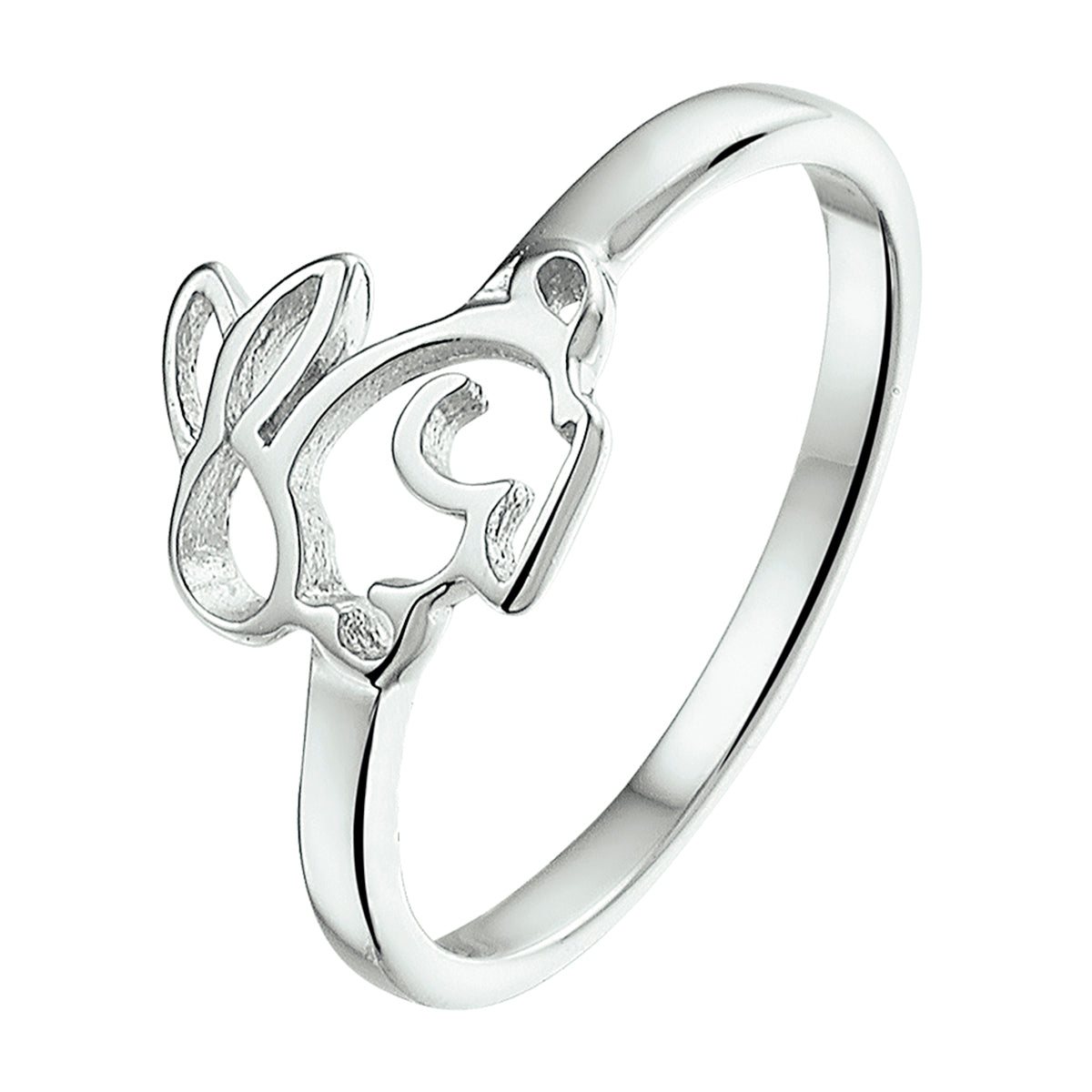 vDam Ring Konijn Zilver Gerhodineerd 1327680