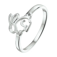 vDam Ring Konijn Zilver Gerhodineerd 1325972