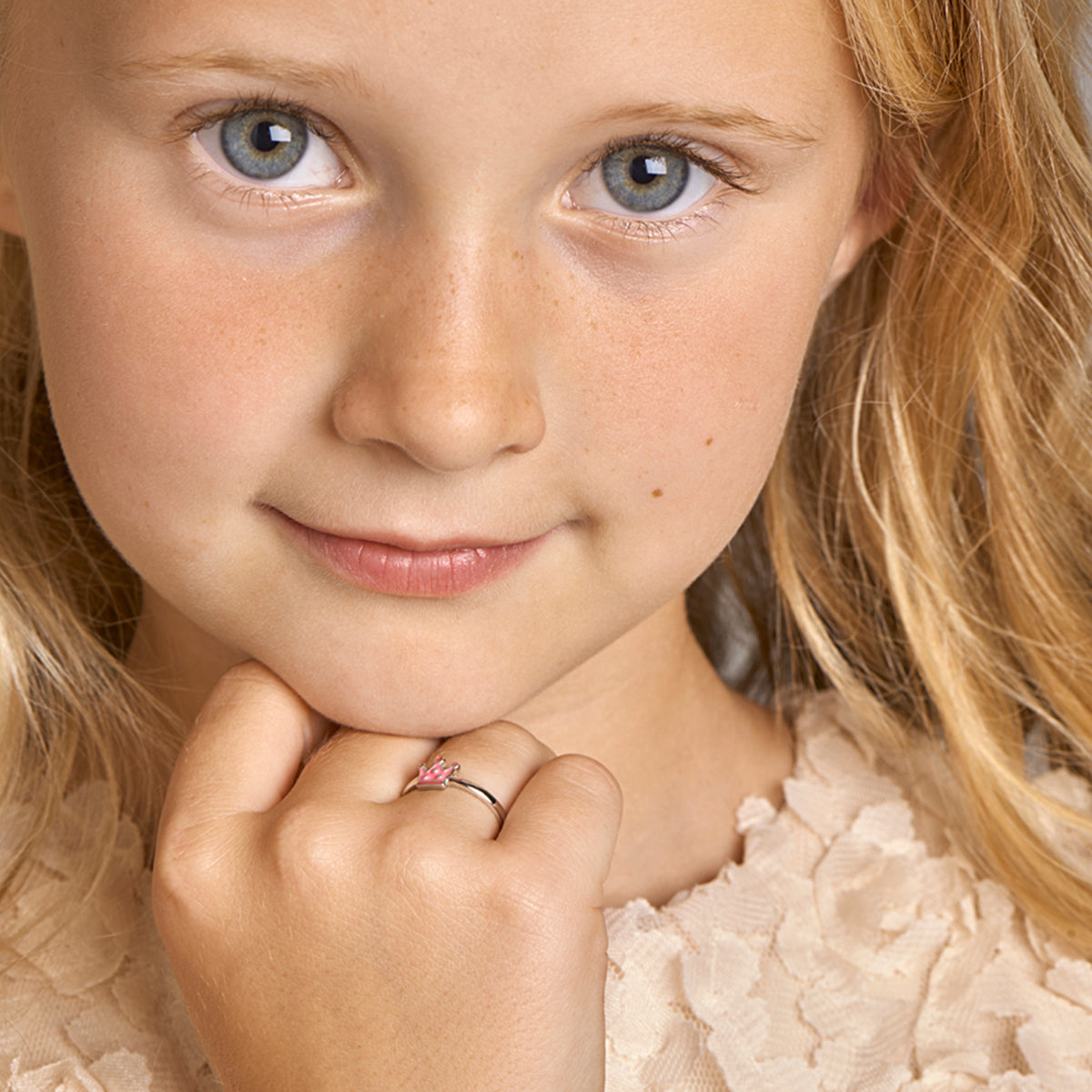 vDam Ring Kroon Zilver Gerhodineerd 1326785 Maat 14½