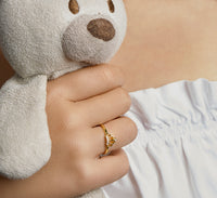 vDam Ring Kroon Zirkonia Zilver Gerhodineerd 1328201 Maat 14½