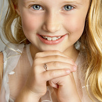 vDam Ring Kroon Zirkonia Zilver Gerhodineerd 1328202 Maat 15