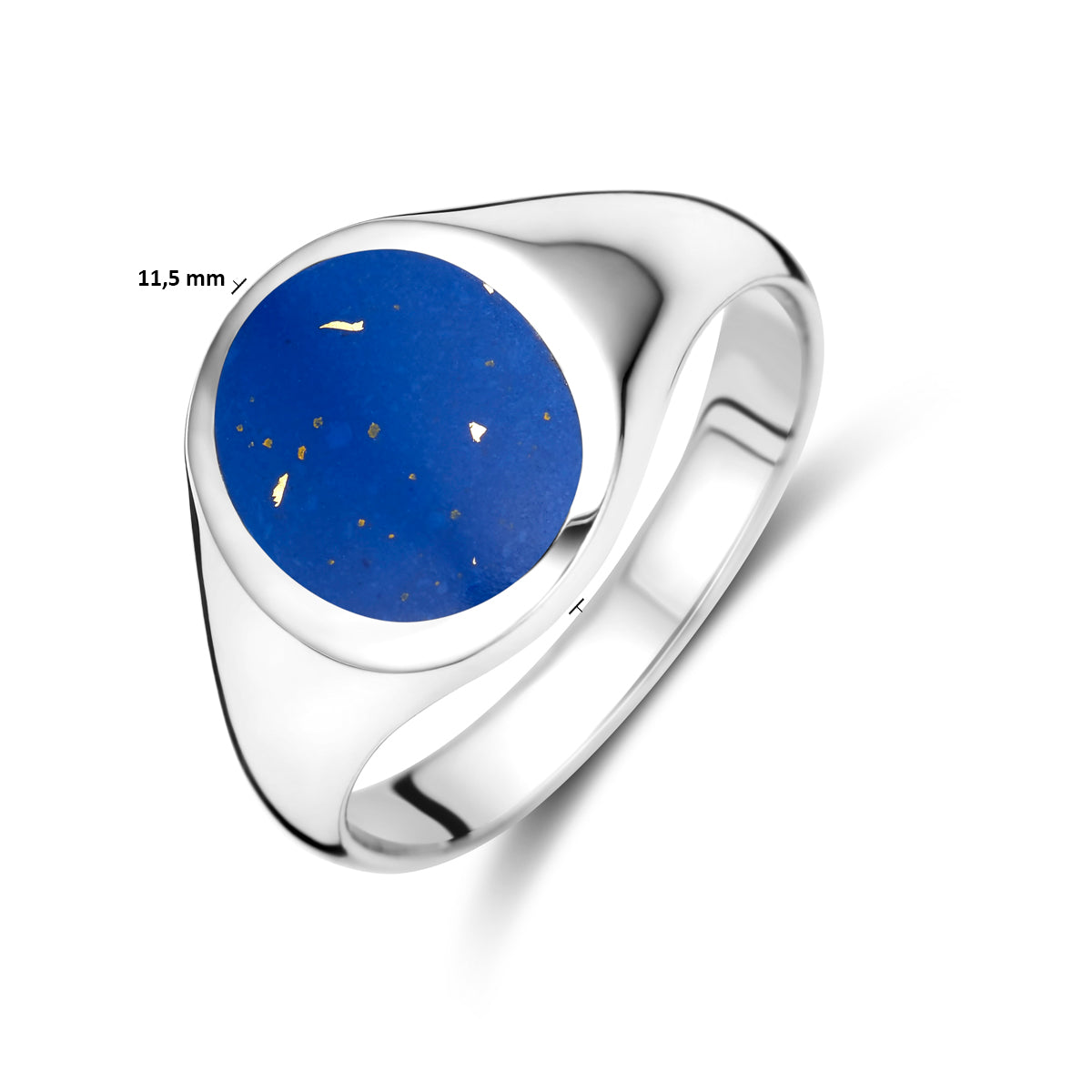 vDam Ring Lapis Zilver Gerhodineerd 1338880 Maat 16