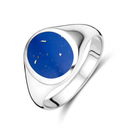vDam Ring Lapis Zilver Gerhodineerd 1338881