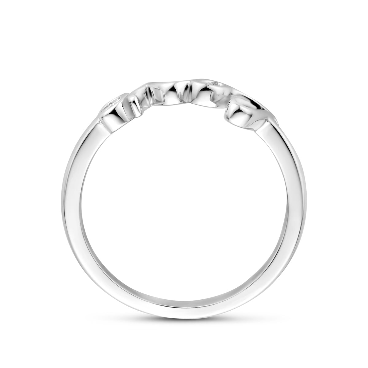 vDam Ring Love Zilver Gerhodineerd 1339791 Maat 16½