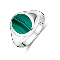 vDam Ring Malachiet Zilver Gerhodineerd 1338888