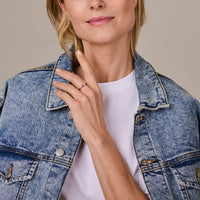 vDam Ring Met Geboortesteen Roze Toermalijn Oktober Zilver Gerhodineerd 1337114 Maat 16