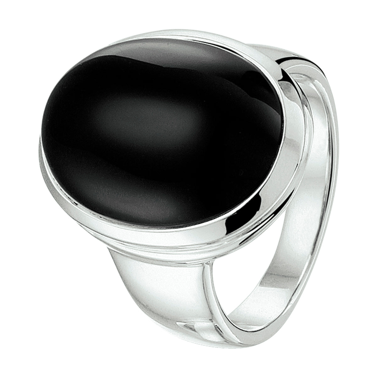 vDam Ring Onyx Zilver Gerhodineerd 1325352
