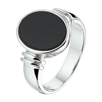 vDam Ring Onyx Zilver Gerhodineerd 1328714