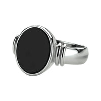 vDam Ring Onyx Zilver Gerhodineerd 1328714 Maat 19