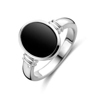vDam Ring Onyx Zilver Gerhodineerd 1328741