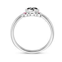 vDam Ring Panda Zilver Gerhodineerd 1336205 Maat 15