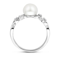 vDam Ring Parel En Zirkonia Zilver Gerhodineerd 1339777 Maat 17¼