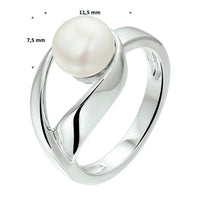 vDam Ring Parel Zilver Gerhodineerd 1326624 Maat 17¼