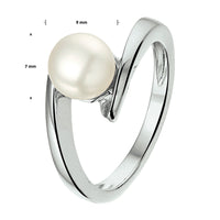 vDam Ring Parel Zilver Gerhodineerd 1327062 Maat 19